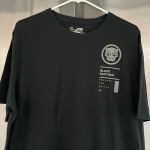 Marvel black panther under armor shirt